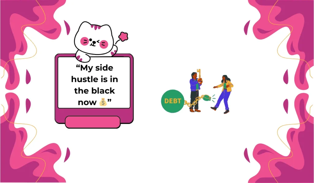 in the black meaning