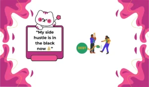 in the black meaning