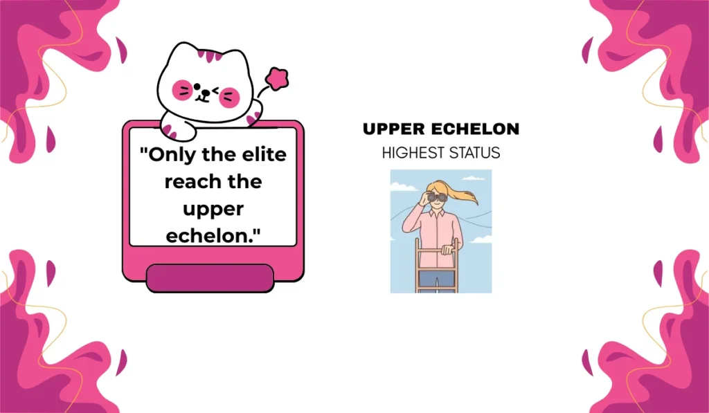upper echelon meaning