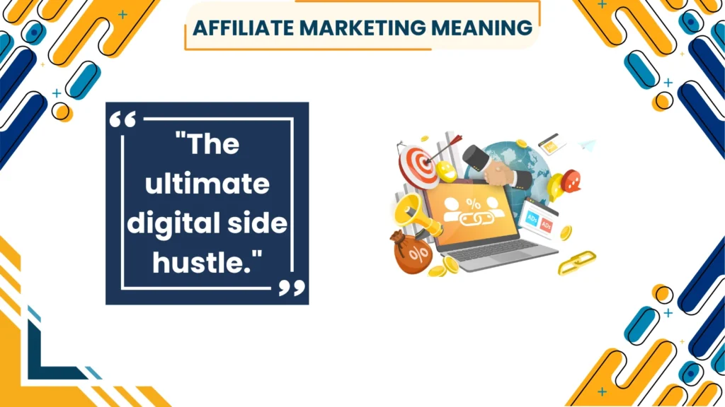 affiliate marketing meaning