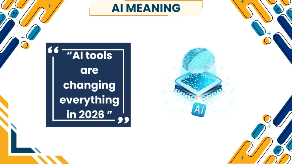 artificial intelligence meaning