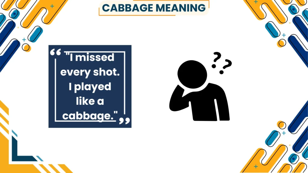 cabbage meaning