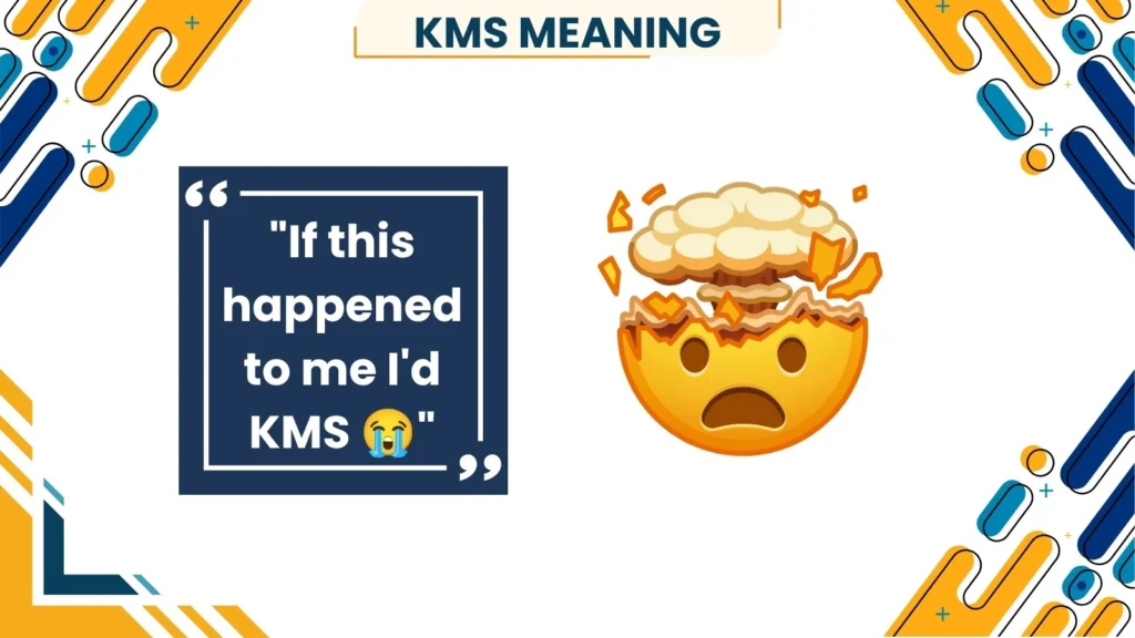 kms meaning in text