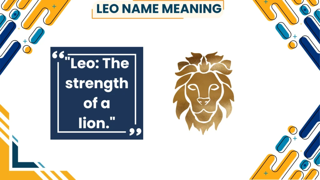 leo name meaning
