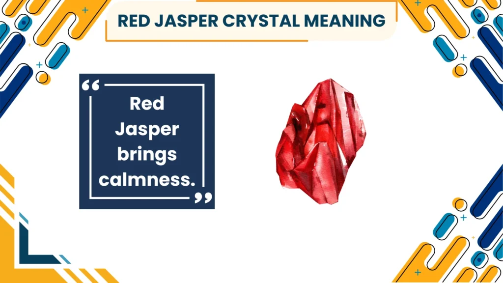 red jasper crystal meaning