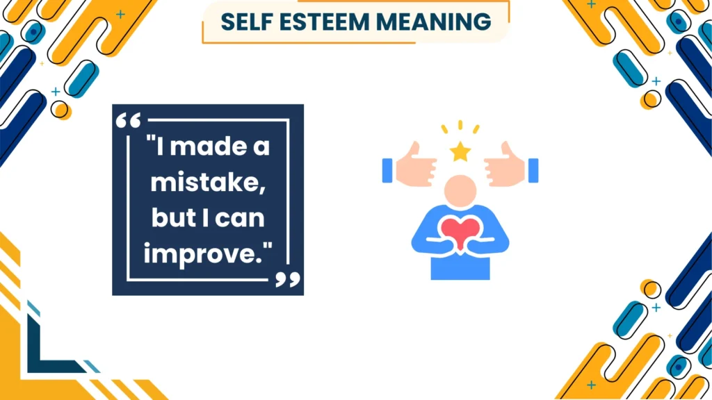 self esteem meaning